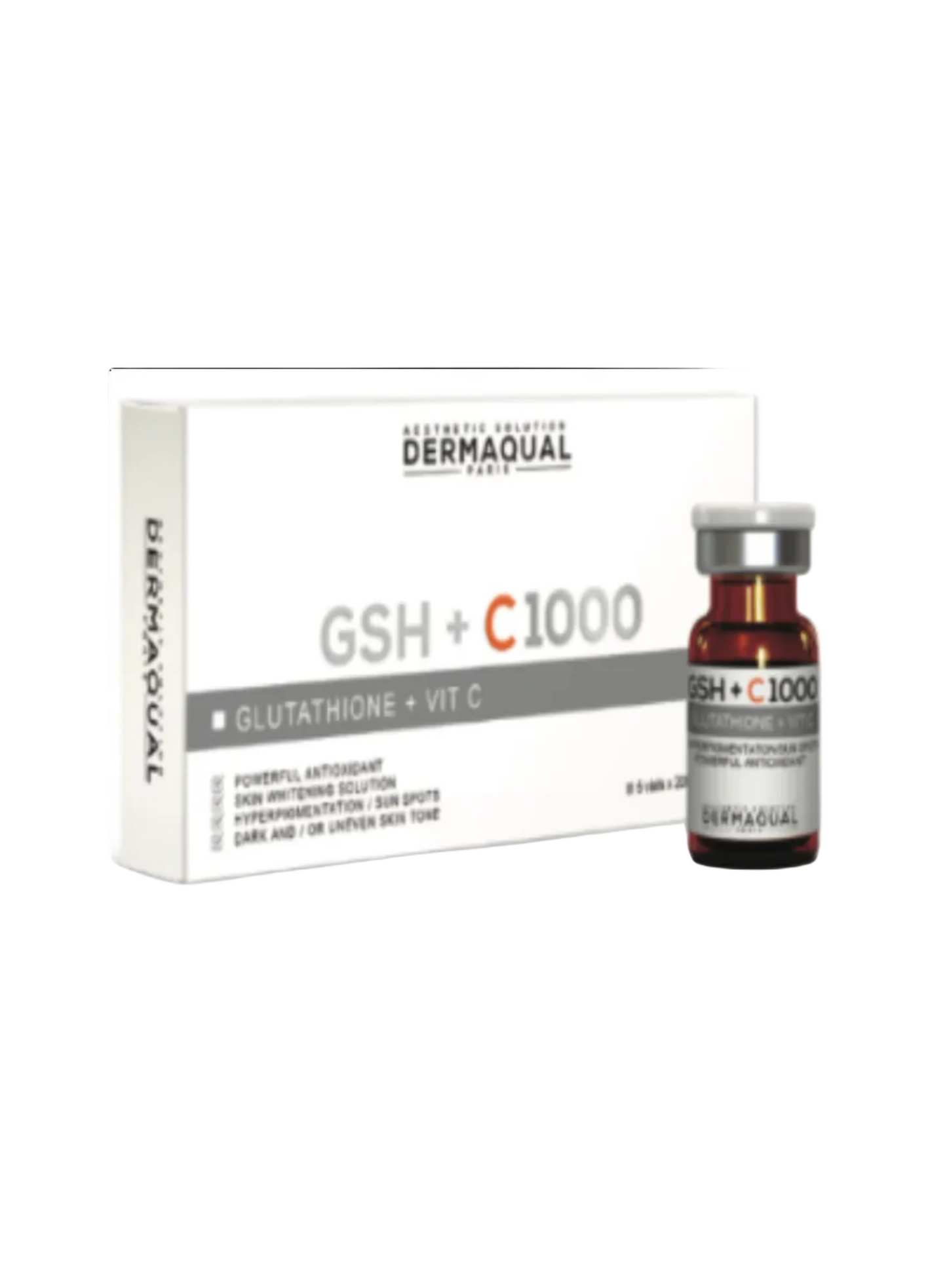 Dermaqual cu glutation (GSH) și vitamina C (C1000) – Mezoterapie, 1x1000mg