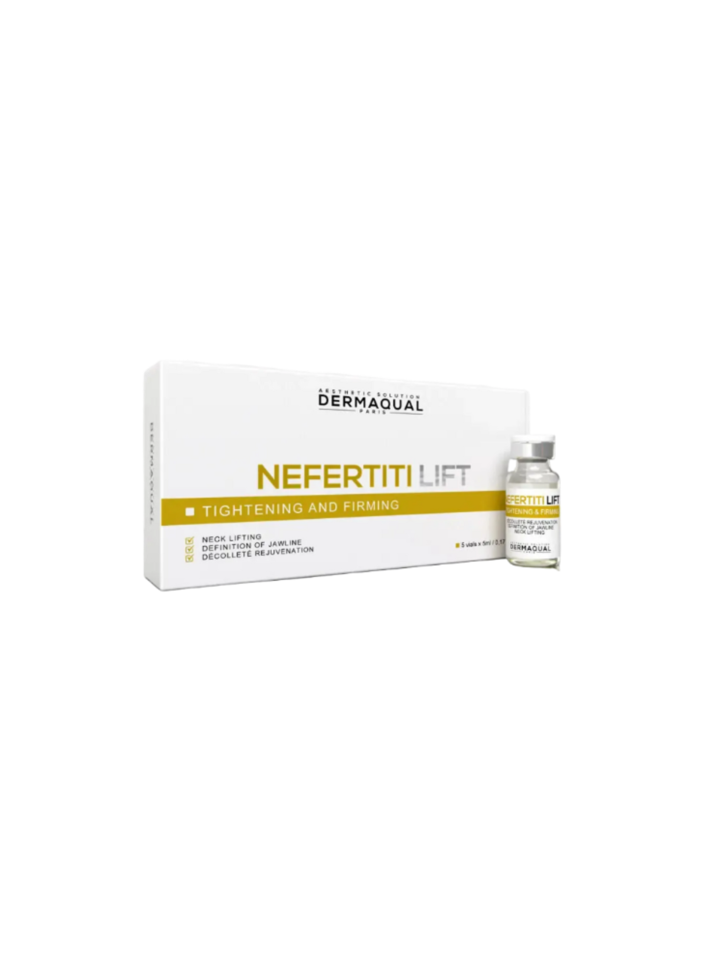 Dermaqual NEFERTITI LIFT pentru zona mandibulară și submandibulară – Mezoterapie, 1x5ml