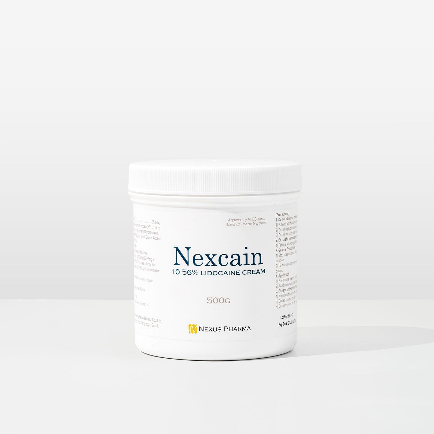 Crema Anestezica Nexcaine 500g, 10.56% Lidocaine