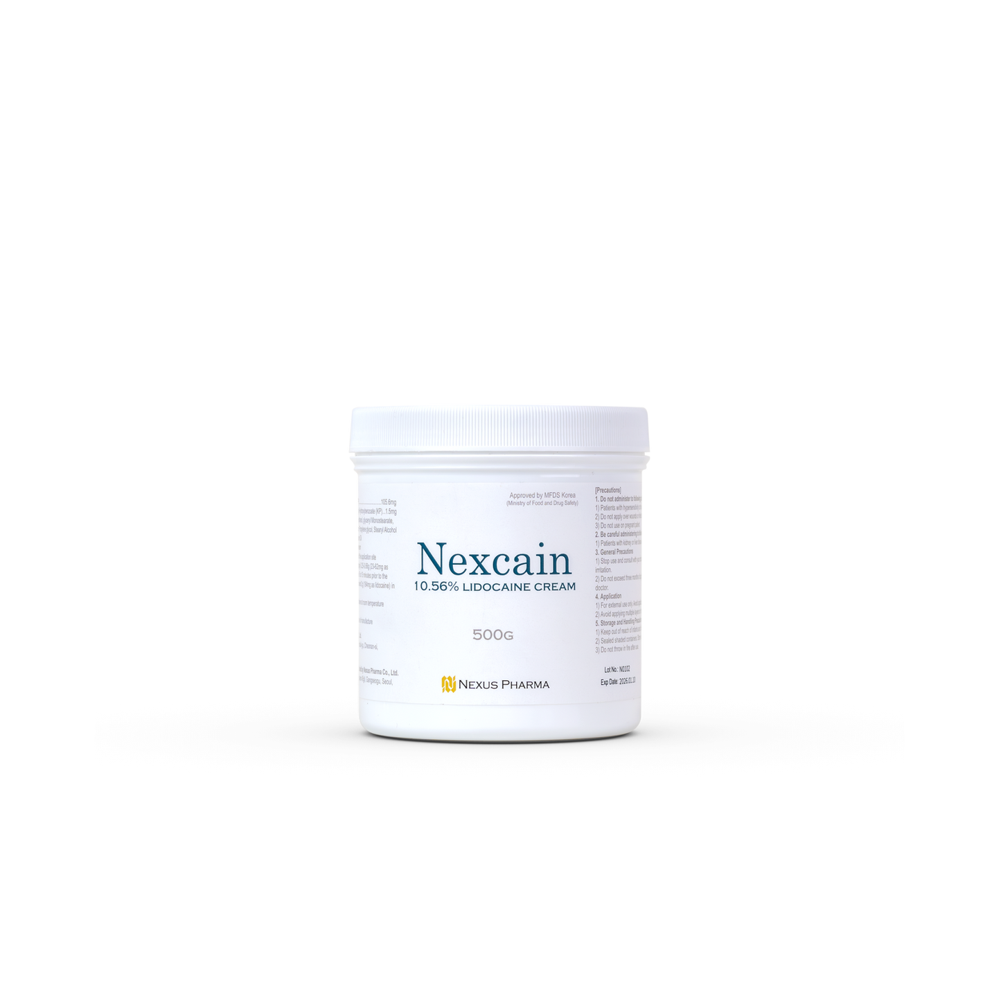 Crema Anestezica Nexcaine 500g, 10.56% Lidocaine