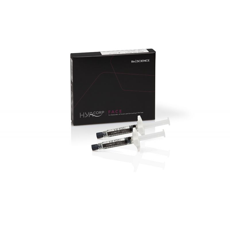 HYAcorp Face, 2x2ml acid hialuronic pentru fata riduri medii