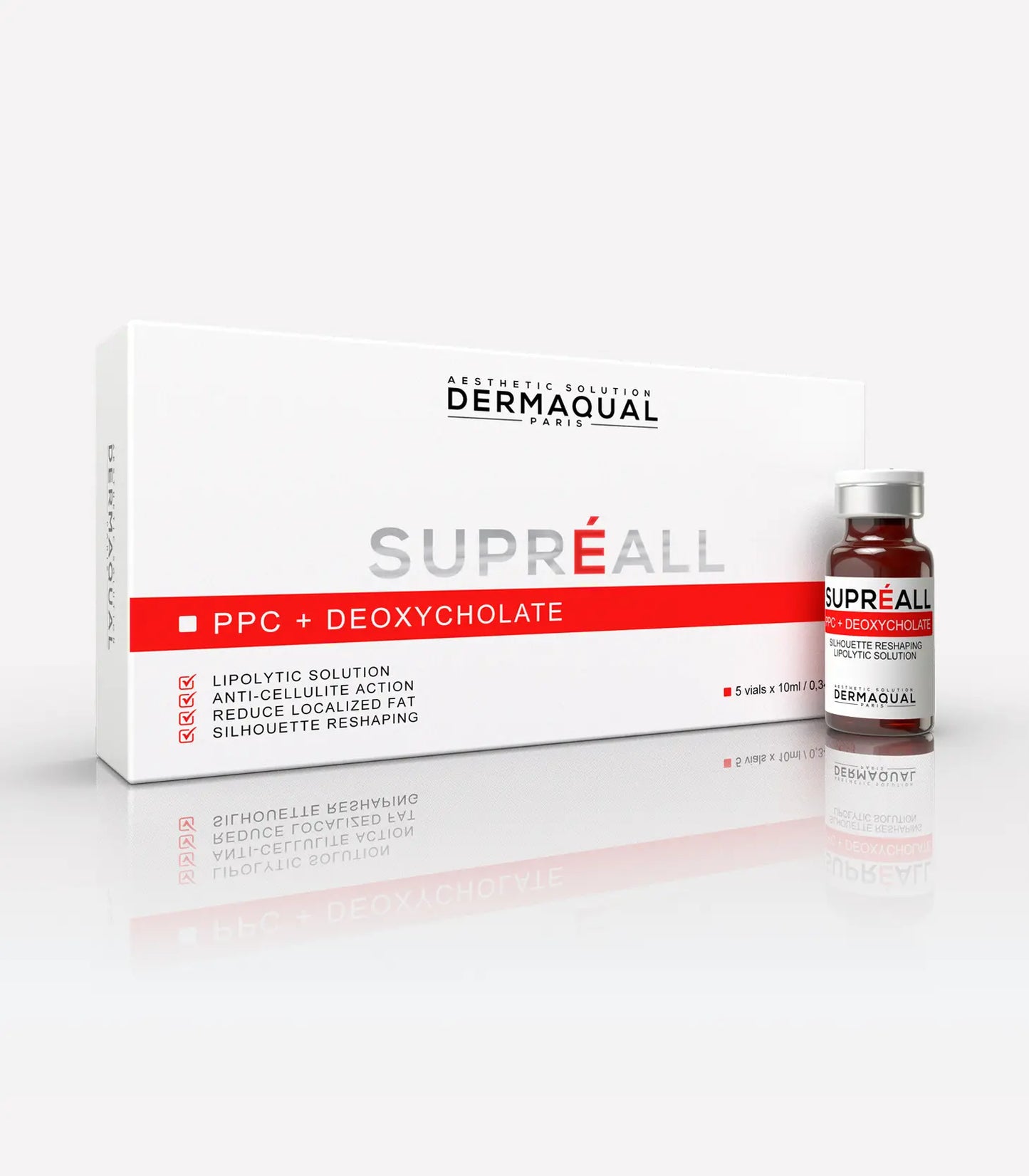 Dermaqual Supreall Soluție injectabilă lipolitică – Lipoliză, 1x10ml